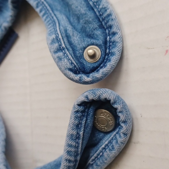 4/$30 Denim Bib - Hey Diddle, Diddle - Picture 6 of 6